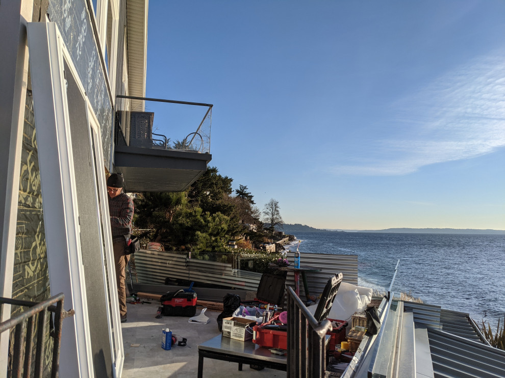 West Seattle - Sliding Door Installation and Water Intrusion Restoration